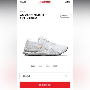 ASICS Gel-Nimbus 23 ‘Platinum’